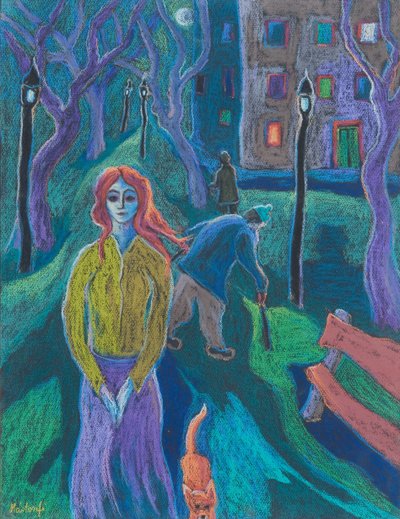 Evening Walk by Marta Martonfi Benke